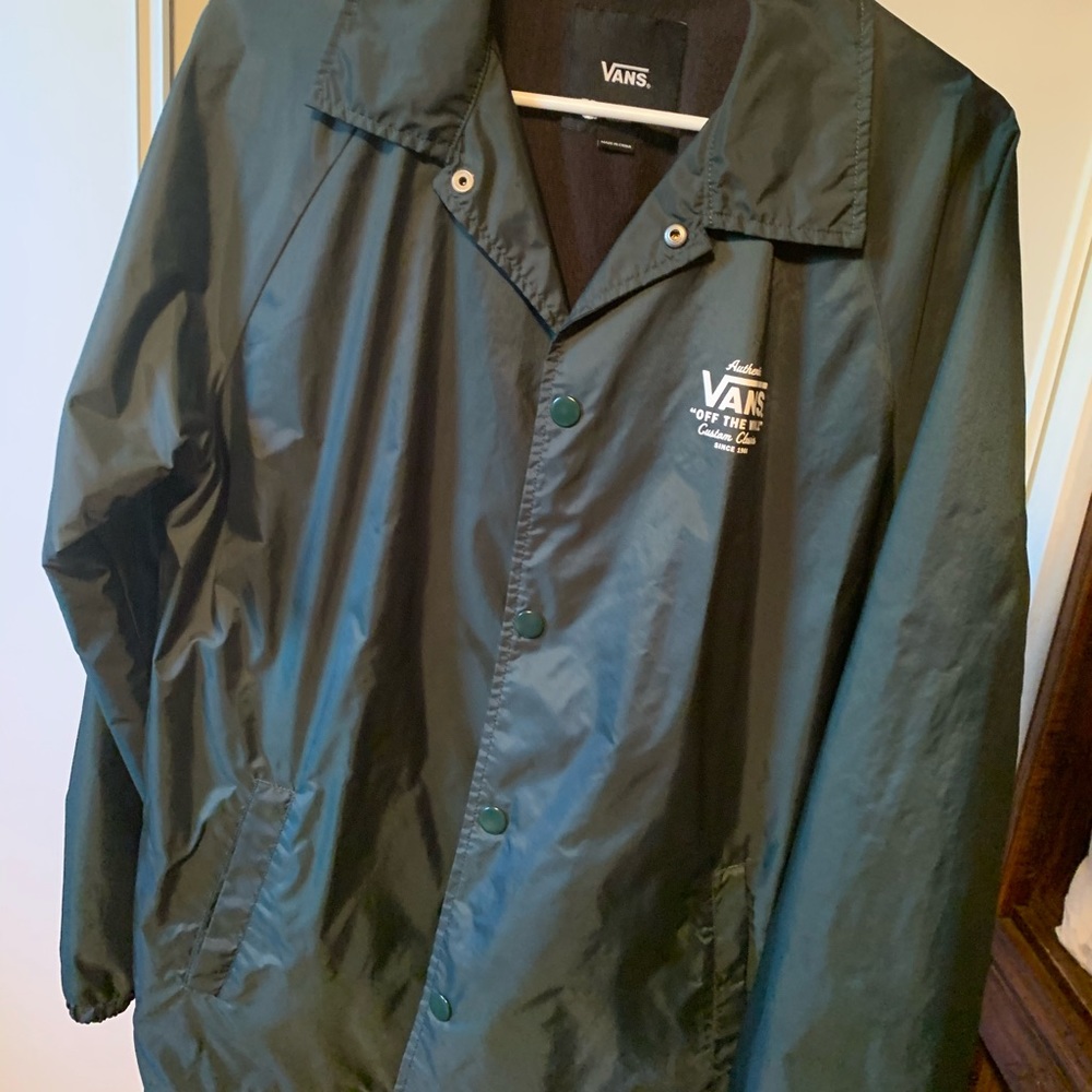 Vans Windbreaker Green